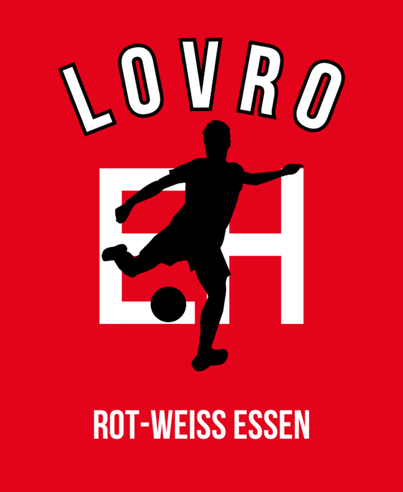 Lovro, Nachwuchsspieler bei Rot-Weiss Essen, entwickelt sein Spiel mit Edin Husic.